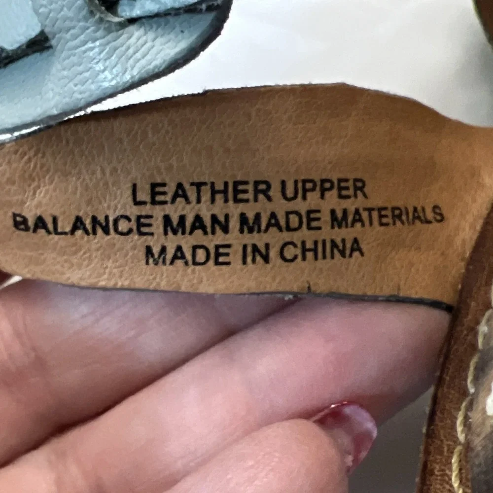 Baretraps Blue Leather 3